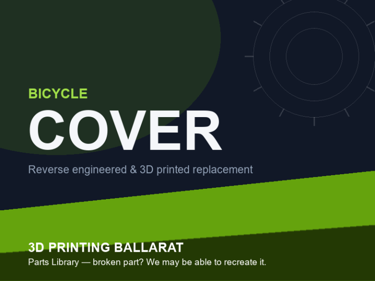3D printed replacement cover parts — bicycle category placeholder