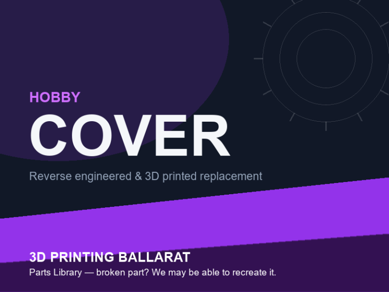 3D printed replacement cover parts — hobby category placeholder