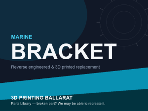 3D printed replacement bracket parts — marine category placeholder