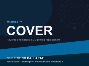 3D printed replacement cover parts — mobility category placeholder