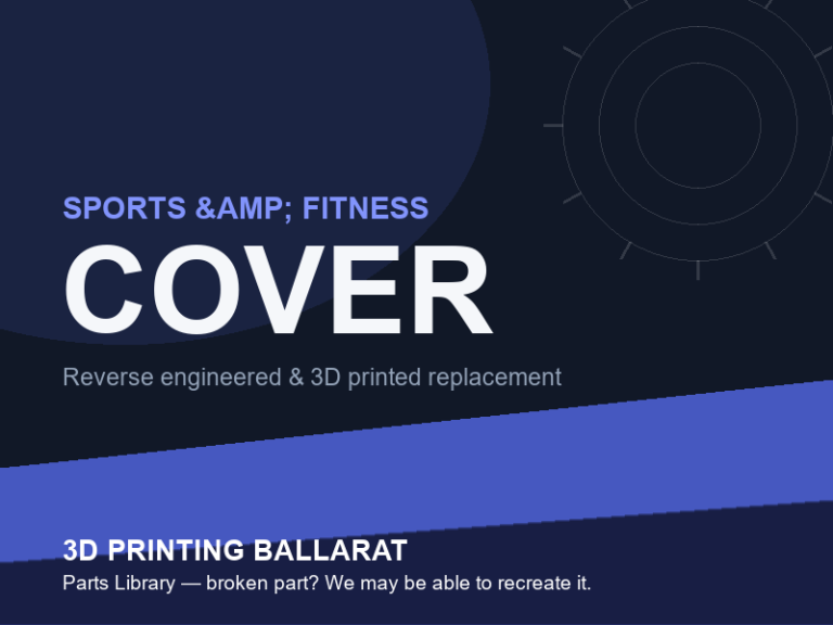3D printed replacement cover parts — sports & fitness category placeholder
