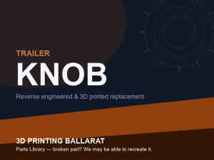 3D printed replacement knob parts — trailer category placeholder